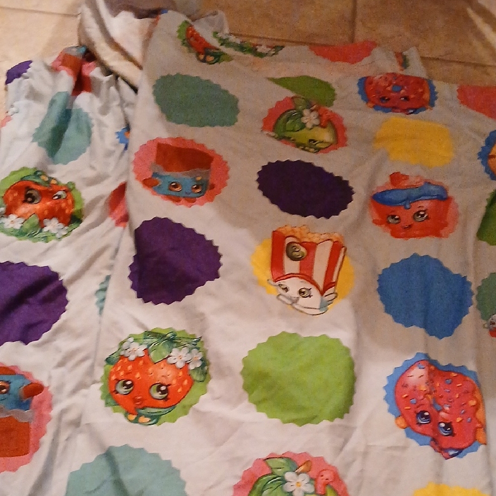 Shopkins Multicolor Full Size Sheet